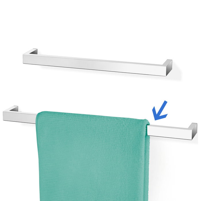 Zack Barra Toalla Linea HIGH GLOSS POLISH Acero Inoxidable 61,5 cm